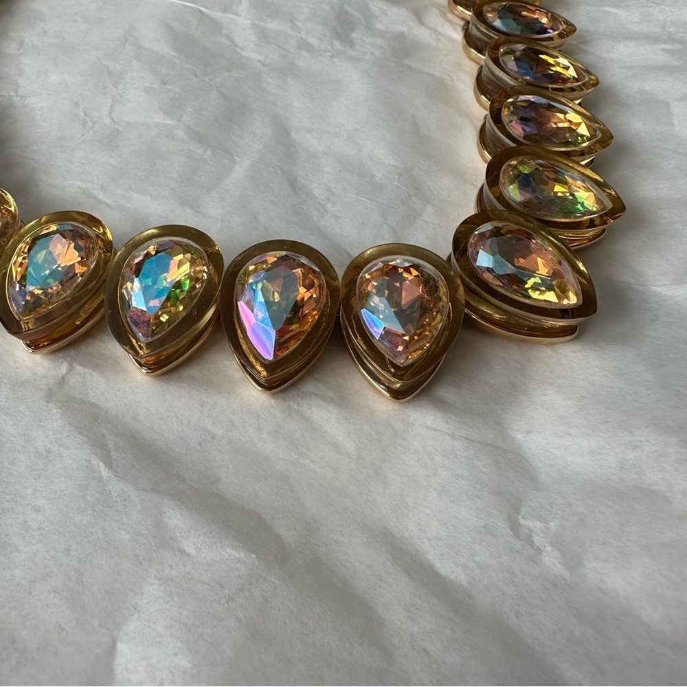 J. Crew Teardrop Crystal Necklace - Picture 10 of 14